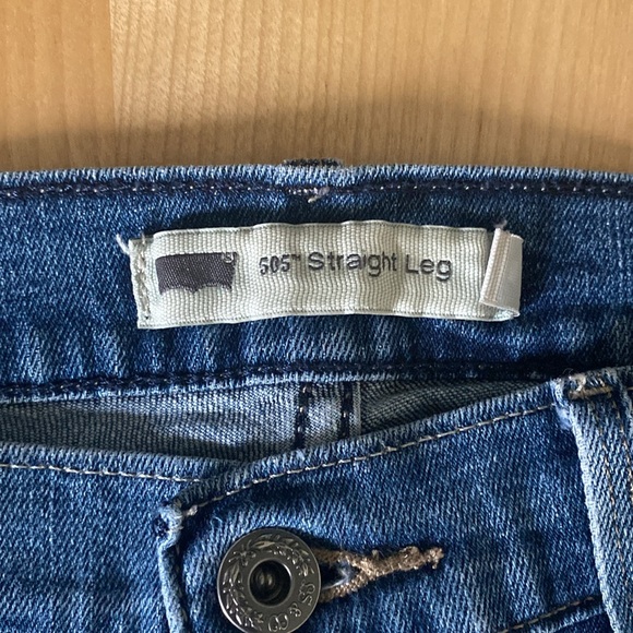 Levi Denim 505th Straight Leg Jeans (W29, L34) - Picture 2 of 4